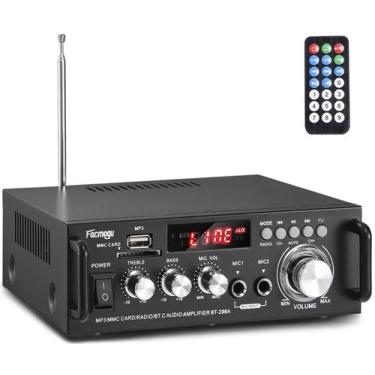 Imagem de Amplificador Facmogu 298A Max 300Wx2 Bluetooth 5.0 2 canais