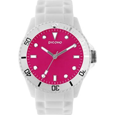 Imagem de PICONO Relógio Analógico de Quartzo Balão Resistente à Água - Rosa Vermelha