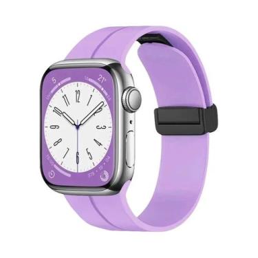 Imagem de Pulseira Magnética De Silicone De 49mm 45mm Para Apple Watch Ultra Sér