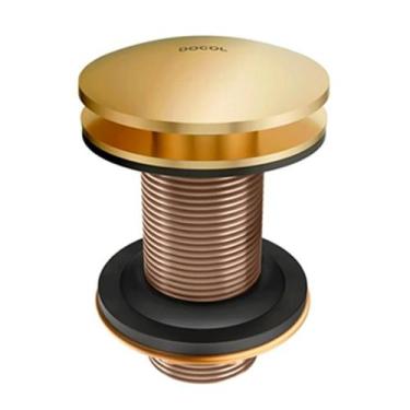 Imagem de Valvula saida d'agua click-clack 7/8 docolchroma ouro polido