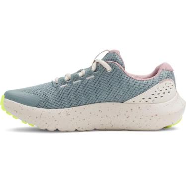 Imagem de Under Armour Tênis feminino Grade School Surge 4, (323) Serpentina/pedra/turmalina metálica rosa, 20