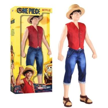 Imagem de Boneco Monkey Luffy One Piece Netflix 45cm Articulado 1680 ROSITA