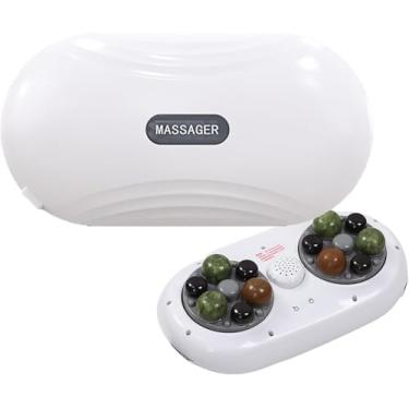 Imagem de Cinto De Emagrecimento Elétrico Sem Fio, Massageador De Estômago Abdominal Com Cabeça De Massagem De 30 Mm, Intensidade Ajustável De 3 Níveis E 3 Modos, Amassamento Para Frente E Para Trás,