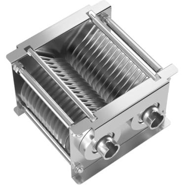 Imagem de TERUISI Lâmina para máquina de cortar carne, lâmina para cortador de carne comercial, compatível com TERUISI Modelo: TDK, conjunto de lâminas fatiadoras para carne desossada, vegetais macios