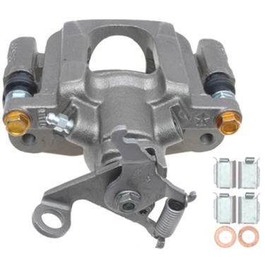 Imagem de ACDelco Conjunto de pinça de freio a disco traseiro do lado do passageiro profissional 18FR2651N (pronto para fricção, não revestido)