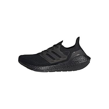 Imagem de adidas Tênis de corrida feminino Ultraboost 21, Preto/Preto/Preto, 39