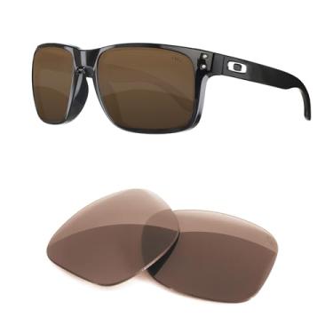 Imagem de Fuse Lenses Lentes de reposição não polarizadas para óculos de sol Oakley Holbrook XL - Opções polarizadas, Marrom, One Size