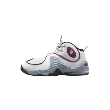 Imagem de Nike Tênis feminino Air Penny 2, Summit branco/jacarandá-lobo, cinza-preto, 36