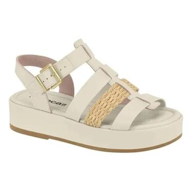 Imagem de Sandália Moleca Plataforma Anabela 5553.102 (Branco, BR, Adulto, Numérico, 35)