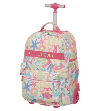 Imagem de Mochila De Rodinha Tubo Lilica Ripilica Lov It Florecer
