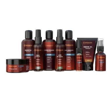 Imagem de Kit Barba Oceano Completo Masculino Antiqueda Crescimento Presente - C