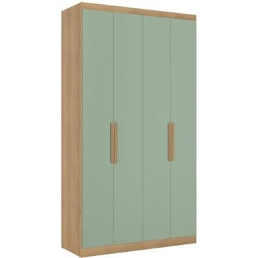 Imagem de Roupeiro THB Milan 4 Portas e 2 Gavetas MDP 220x120x47cm