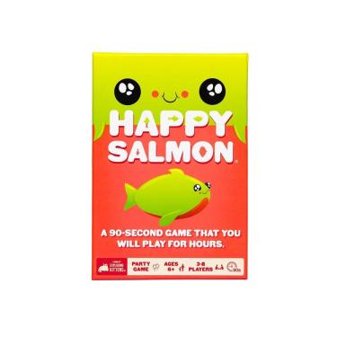 Imagem de Jogo de cartas Exploding Kittens Happy Salmon para toda a família