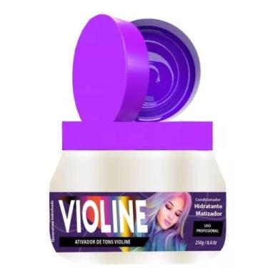 Imagem de Mascara Matizadora 250g Violine Cabelos Roxo Juzy Cosméticos - Juzy Co