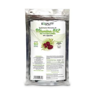 Imagem de Vitamina B12 Metilcobalamina 350mg Refil 60 Cápsulas em Softgel - Equa