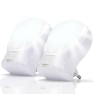 Imagem de Kit 2 Luminaria Abajur Parede Menino E Menina Quarto Bivolt - Monaliza