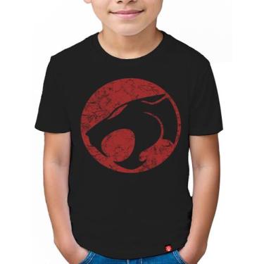 Imagem de Camiseta Infantil Thundercats - King Of Geek, Preto, 10