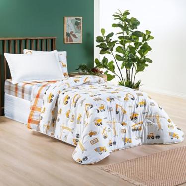 Imagem de Edredom Solteiro 200 Fios Dupla Face Matelado Infantil 01 Peça Tutti Kids Manny