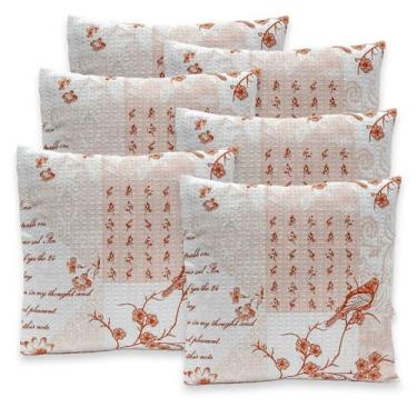 Imagem de Kit 6 Capas de Almofadas Favinho 40x40 C/ Zíper PIQUET Estampadas - Be