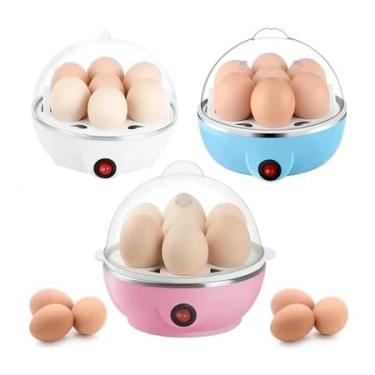 Imagem de Cozedor de Ovos Elétrico Portátil, Multifuncional para Ovos e Legumes, Cozimento a Vapor,Cor aleatória 220 VOLTS