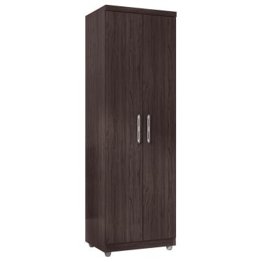 Imagem de Armario Multiuso 2 Portas 190x60 Cm Sabrina Castanho Reajl Moveis Castanho