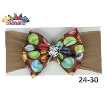 Imagem de 1 Faixa De Cabelo Infantil Seda Mod Páscoa Headband - Mundo das Menina