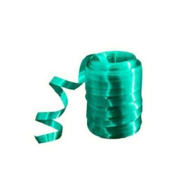 Imagem de Rolo Fitilho 5mm 50 Metros | Para Arranjos e Amarração de Balões | Cores Vibrantes | Presente e Decoração de Festas(Tiffany)