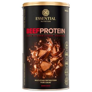Imagem de Beef Protein Chocolate Proteina da Isolada da Carne (480g) - Essential Nutrition