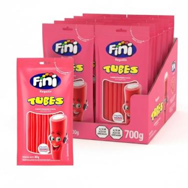 Imagem de Bala Fini Tube Morango Doce Gome c/ 12 Unidades