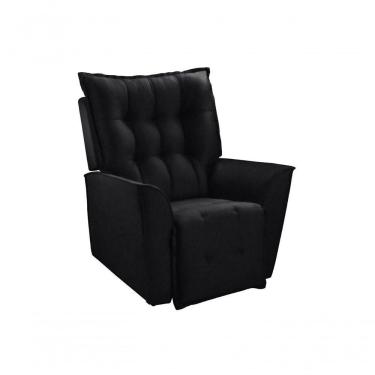 Imagem de Selena Poltrona Reclinável - Csr Studio Courino Preto