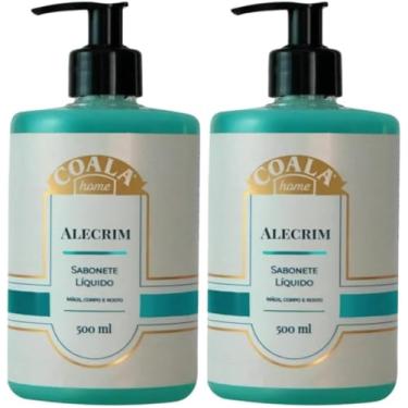 Imagem de Kit com 2 Sabonetes Líquidos para Mãos, Corpo e Rosto 500ml (Alecrim)