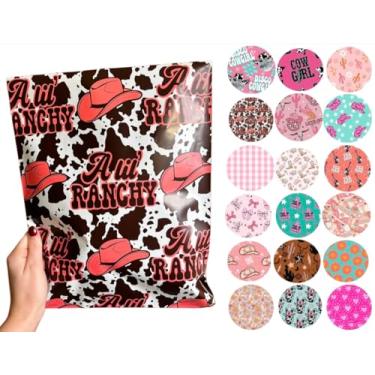 Imagem de Envelopes de poliéster – Pacote com 25, à prova d'água, Trendy Chick Mailers 3,15 mil – Envelopes de correspondência resistentes a rasgos para pequenas empresas | Lindos sacos de envio para roupas (a