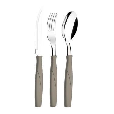 Imagem de Faqueiro Itaparica Cinza Com 24 Peças Brinox