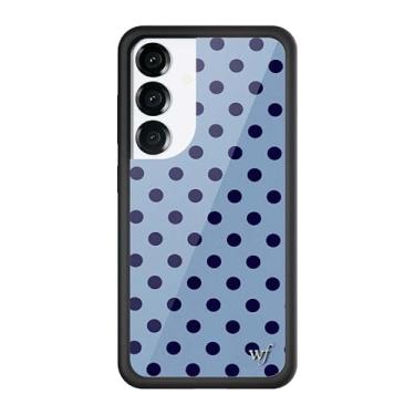 Imagem de Wildflower Capas - Compatível com Samsung Galaxy S25 | Amortecedor preto protetor, certificado de teste de queda de 1,2 m, pequenas empresas de propriedade feminina | Spots Trendy Dotted Classic
