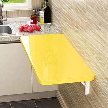 Imagem de Mesa dobrável para lavanderia, mesa dobrável para computador, mesa flutuante, mesa de jantar dobrável, mesa de trabalho dobrável, economia de espaço, mesa suspensa para escritório em casa