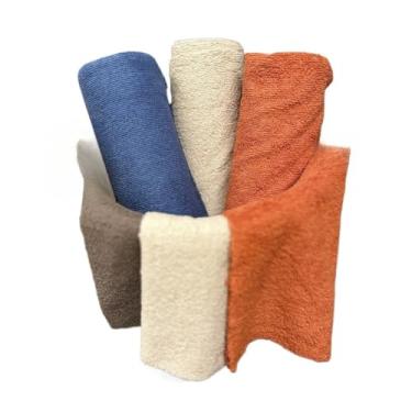 Imagem de PANO MULTIUSO DE MICROFIBRA EM ROLO DESTACAVEL LIMPEZA GERAL pano microfibra Multiuso, Alta Absorção, 25x25 cm, Prático e Higiênico (3 UNIDADE COR SORTIDO)