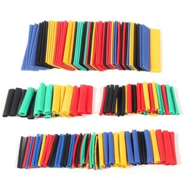 Imagem de Kit de tubos termorretráteis, 580 peças, 6 cores e 11 tamanhos, kit de tubos de isolamento elétrico à prova d'água para isolamento elétrico, reparos e conectores de fios