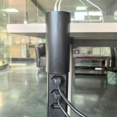 Imagem de Tomada de mesa 3 pinos adesiva usb tipoc 5v 10a 20a - granfei, KIT3
