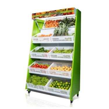 Imagem de Fruteira Expositora Hortifruti Para 8 Caixas (Caixas Não Inclusas) VASCA-130 220V - Polar Refrigeração