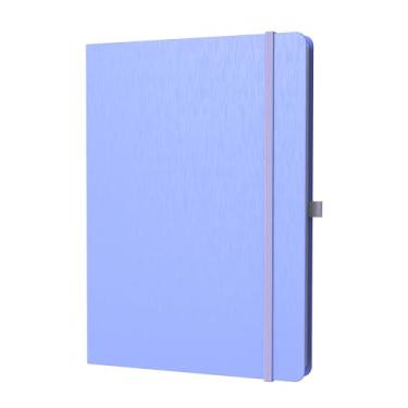 Imagem de ONAVIA Caderno de capa dura pautado papel 80GSM - azul centáurea, tamanho A4