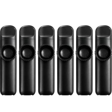 Imagem de Kazoo, Kazoos com 5 membranas extras para guitarra, ukulele, violino, piano, teclado, instrumentos musicais fáceis de aprender para iniciantes/amantes de música (pacote com 6)