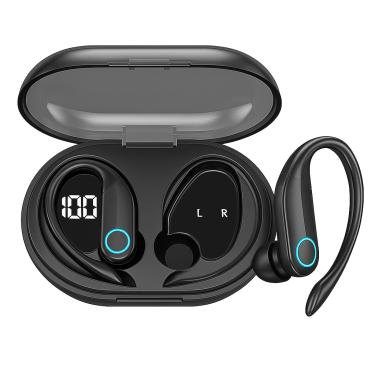 Imagem de Fone De Ouvido Bluetooth6.0 Esportivo Sem Fio Gancho Com Led