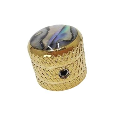 Imagem de menolana Botão de volume para guitarra elétrica e baixo, peça de reposição para potenciômetro, acessório fácil de instalar, material para luthier, Ouro