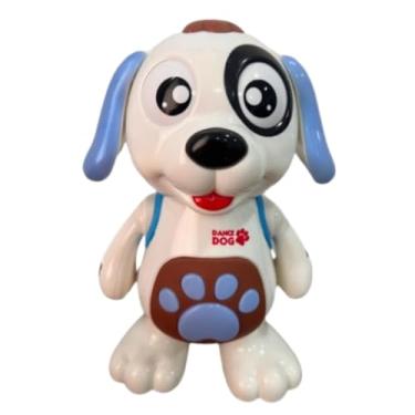 Imagem de Cachorro Dançarino Brinquedo Interativo com Luzes LED, Movimento e Som, Mexe e Dança, Brinquedo Educativo para Crianças 3+ Anos (AZUL)