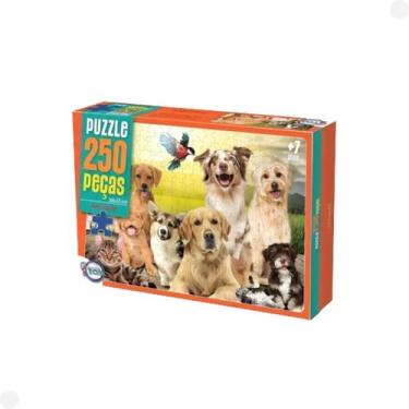 Imagem de Quebra-Cabeça Cachorros Fofos Puzzle 250 Peças 12160 - Toia - Toia Bri