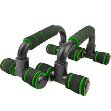 Imagem de Paralelas Apoio De Chão Flexão Calistenia Treino Em Casa (Verde)