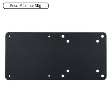 Imagem de Suporte para NUC THIN Client CPU Mini PC Gabinete Mini - para ATRÁS do MONITOR- PLMSN01