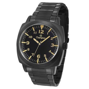 Imagem de Relógio Champion Masculino Ref: Ch30297d Retangular Black