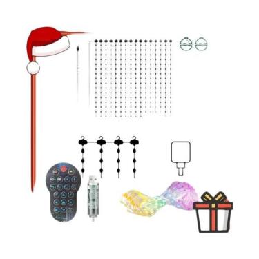 Imagem de Luzes De Cortina LED RGB 400-1600 Controle Inteligente Por Aplicativo 