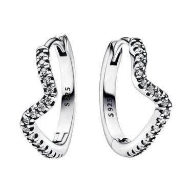 Imagem de Brincos De Argola Dupla Em Prata 925 Com Borboleta Para Mulheres, Joia